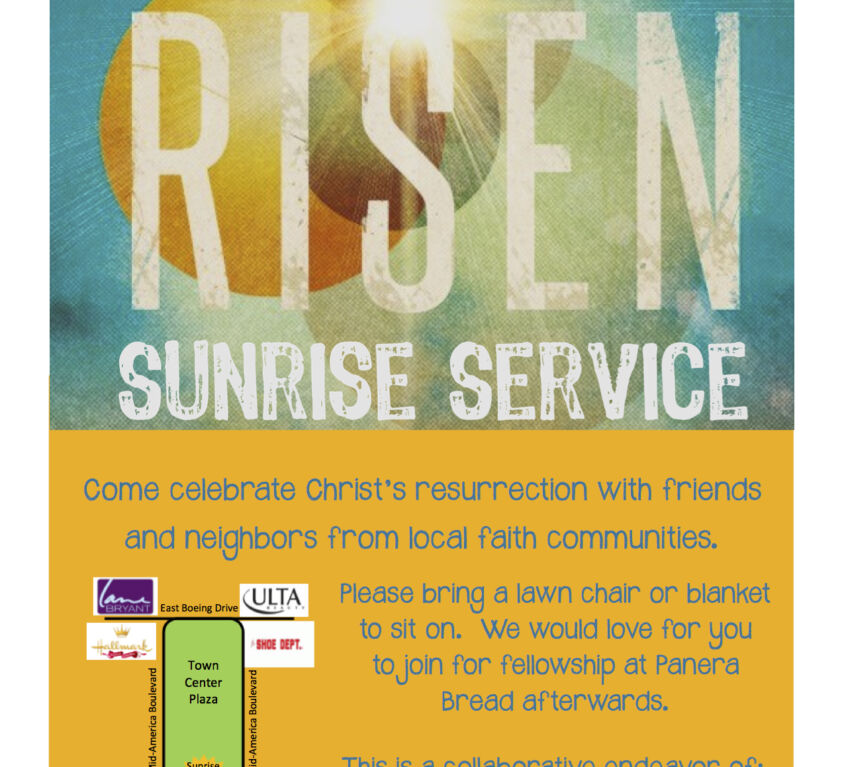 Sunrise Service Flyer